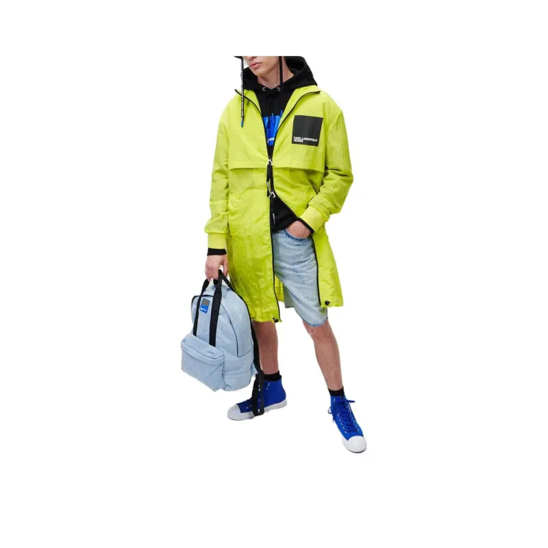 KARL LAGERFELD / Karl Lagerfeld Jeans Oversized Logo-patch Coat-0