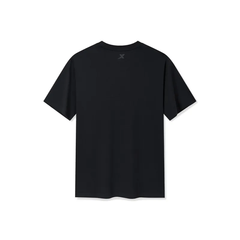 XTEP Sports Life Collection T Shirt Unisex Jet Black-1