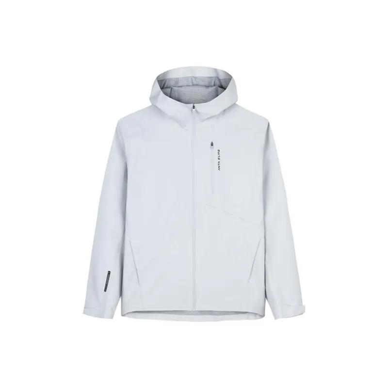 Anta Variety Training Collection Breathable Windbreaker Jacket Men's Microchip Gray-0