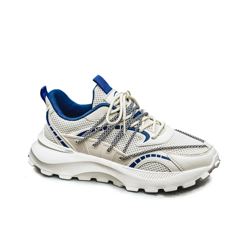 Hong Kong Meng Slip Resistant, Breathable, Height Increasing Low Top Chunky Sneakers Men's-12