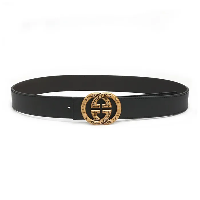 YUZHAOLIN Cow Split Leather Belts Unisex 3.8CM-4
