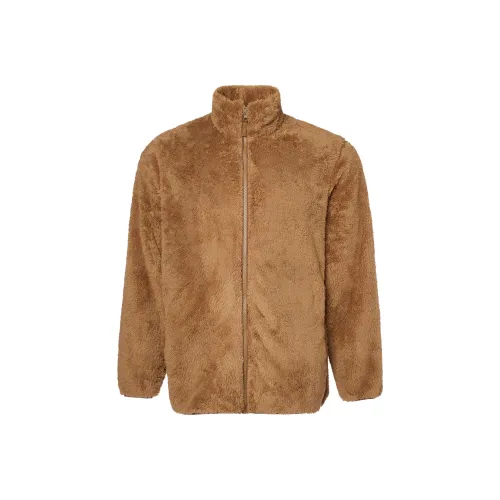 UNIQLO Velvet feel Coat Unisex Camel