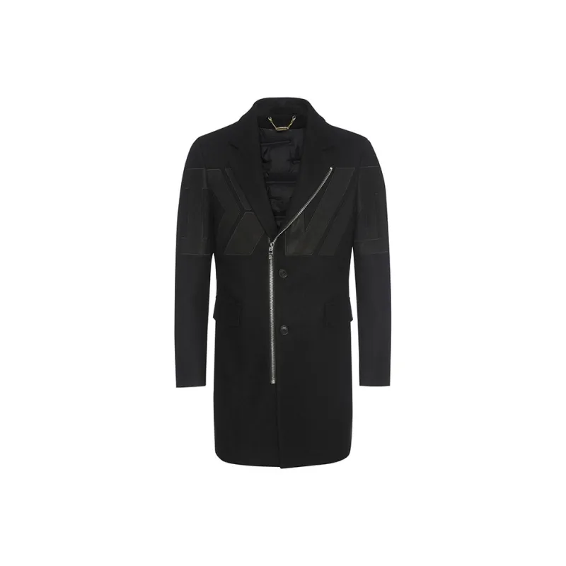 DAVID NAMAN Coats Men Black-0