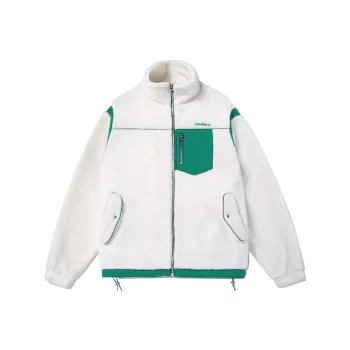 Guuka Velvet feel Coat Unisex White
