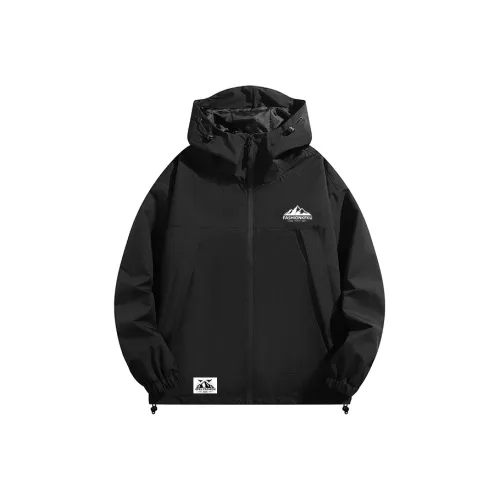 KFKU Water-Resistant Windproof And Water-Repellent Windbreaker Jacket Unisex