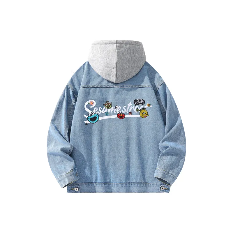SESAME STREET Denim Jacket Unisex-2