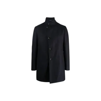 Tagliatore Peaked Virgin wool Coat