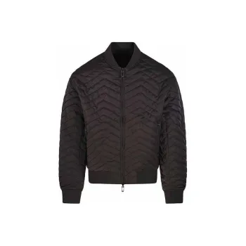 EMPORIO ARMANI Chevron Quilted Zipped Reversible Jacket