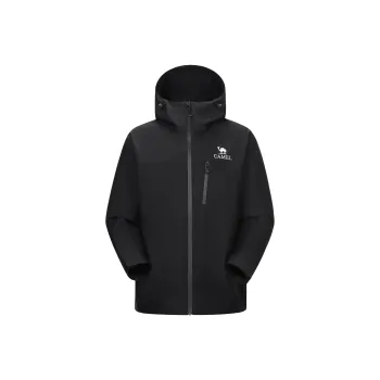 CAMEL Outdoor Casual Solid Color Multicolor Waterproof Windproof Coat Single Layer Windbreaker Jacket Men's