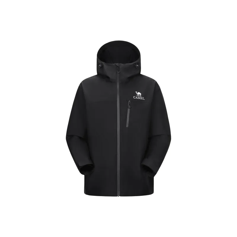 CAMEL Outdoor Casual Solid Color Multicolor Waterproof Windproof Coat Single Layer Windbreaker Jacket Men's-2