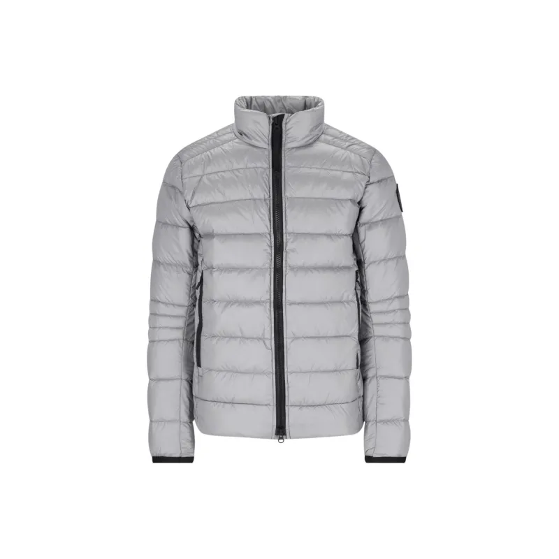 Canada Goose Down Jacket Coat Men's Silver-0