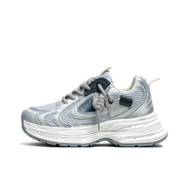 Hong Kong Meng Slip Resistant, Breathable, Height Increasing Low Top Chunky Sneakers Men's-4