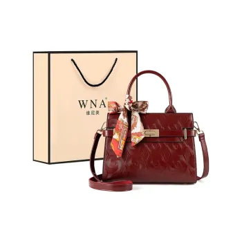 Vigno Synthetic Leather One Shoulder Handbag Women's Red