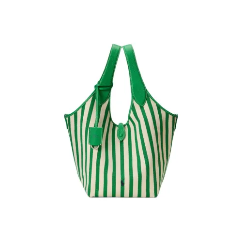 Polo Ralph Lauren Fabric Tote Bag, Shopping Bag, Shoulder Bag, Handbag Women's Green & White