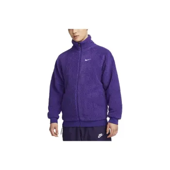 Nike Velvet Jackets Men Purple