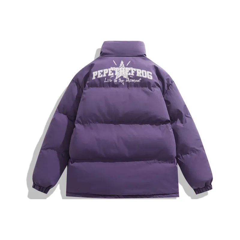 Pepe The Frog Puffer Jacket Unisex-6
