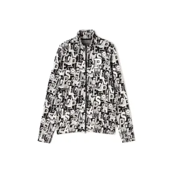 PEARLY GATES Logo intarsia Track Jacket