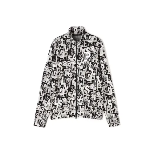 PEARLY GATES Logo intarsia Track Jacket