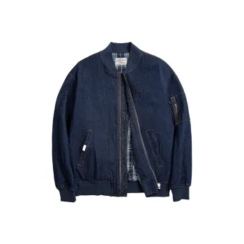 MADEN Jackets Men Denim Blue