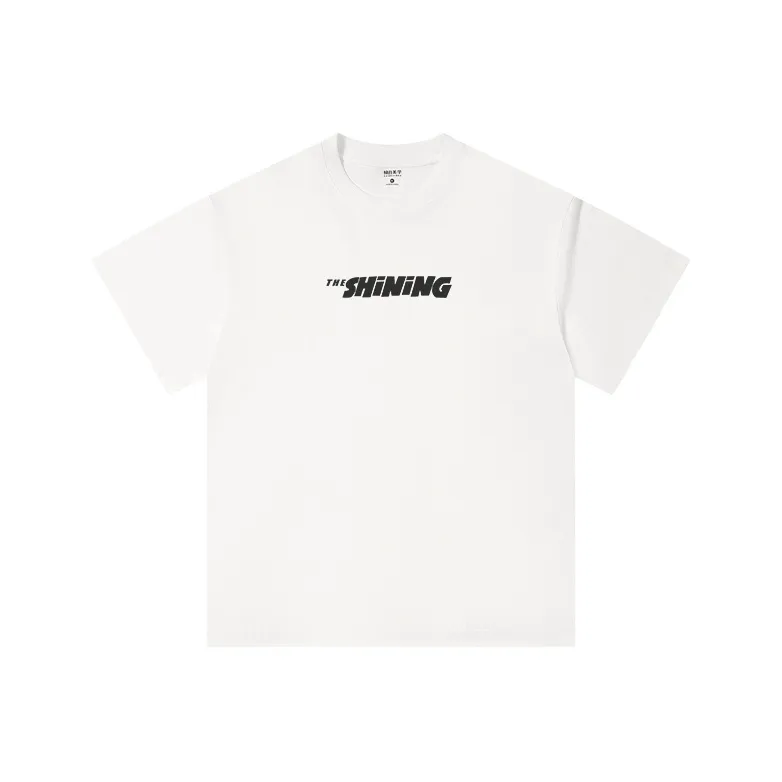 MIANDEMEIXUE Loose Fit Casual Inner Short Sleeved T Shirt Unisex Solid Color-52