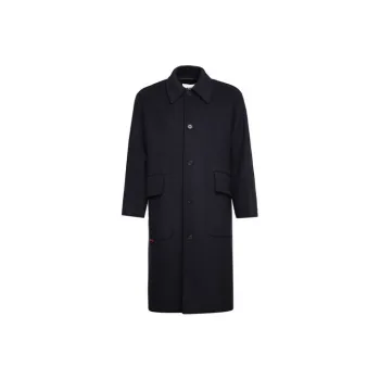 MSGM Coats Men Black