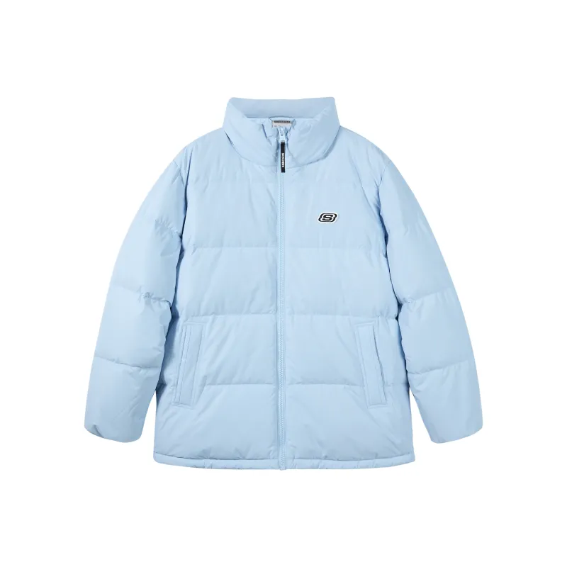Skechers Down Jacket Unisex Cashmere Blue-0
