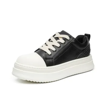 Active Trainee Exclusive Low Top Trendy Board Shoes Unisex Pure White Color