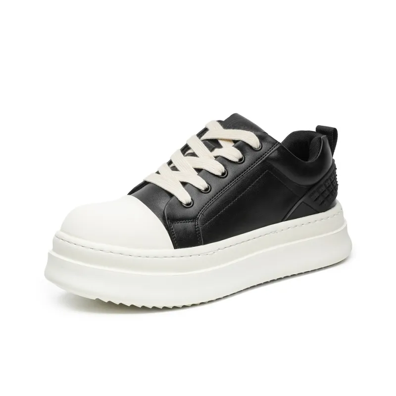 Active Trainee Exclusive Low Top Trendy Board Shoes Unisex Pure White Color-0