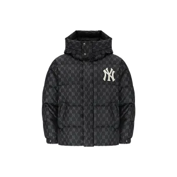 MLB Down Jacket Cropped Unisex Black