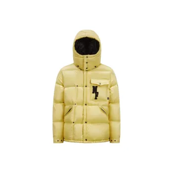 Fragment Design X MONCLER GENIUS MONCLER GENIUS X Fujiwara Hiroshi FRGMT Down Jackets Unisex Yellow