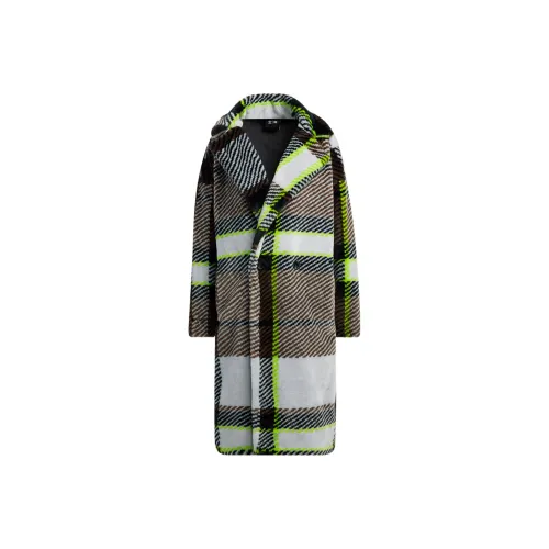 Adidas Originals Ivy Park Halls Of Ivy Plaid Faux Fur Jacket All Gender