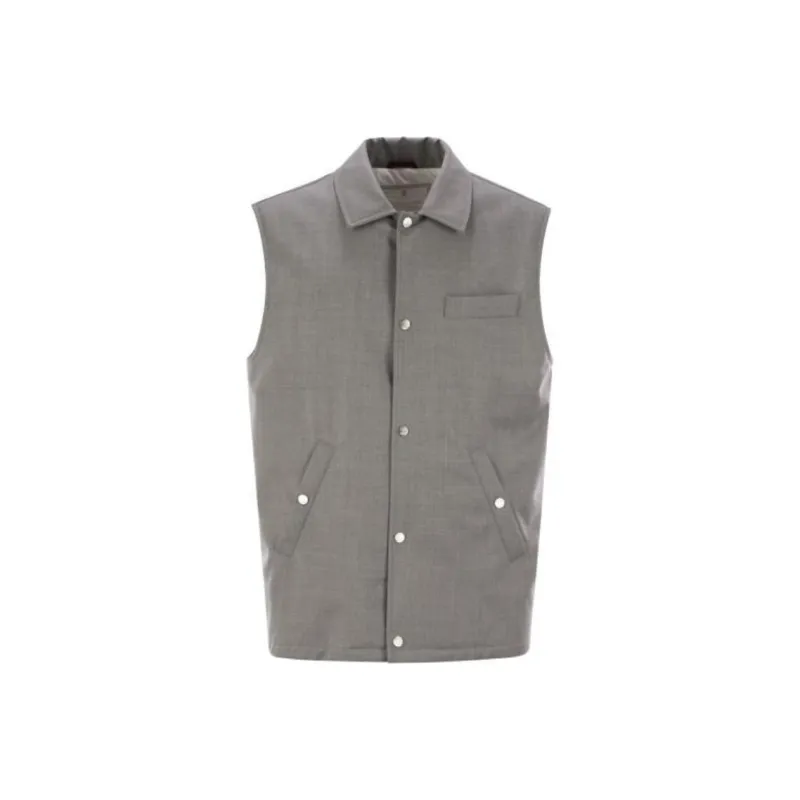 Brunello Cucinelli Padded Button Up Gilet-0