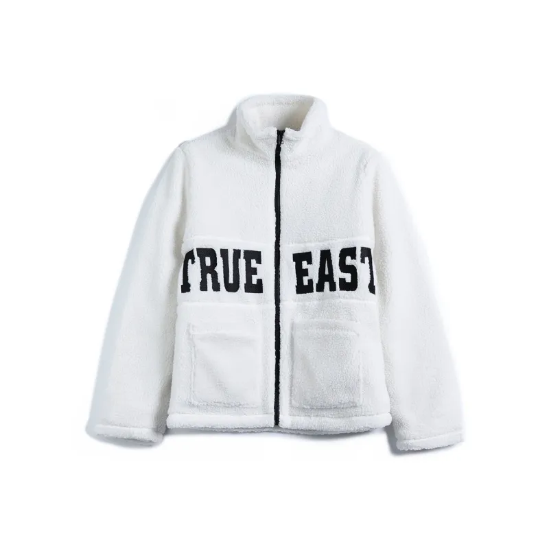 Zoo York FW22 Letter Stand Collar Loose Fit Puffer Jacket Men's White-0