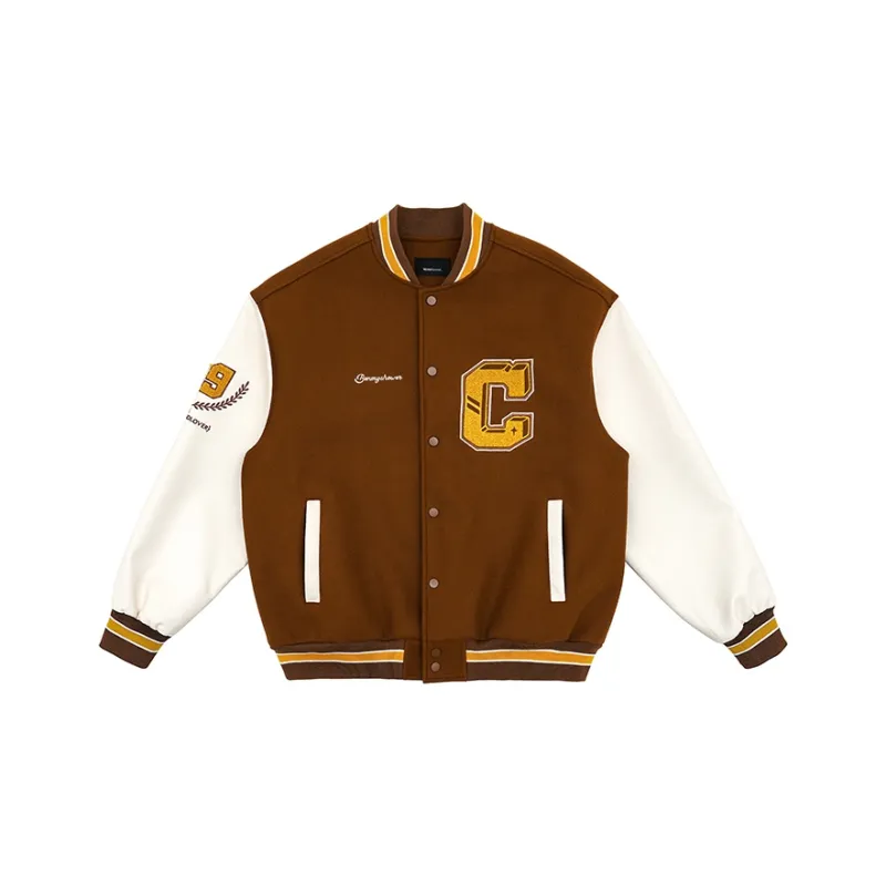 BENMYSHOWER Baseball Jacket Unisex-0