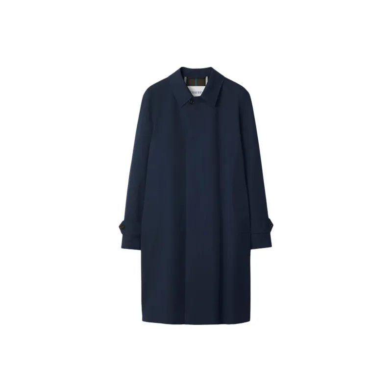 Burberry Coats Men Blue-0