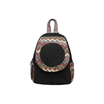 Wenpercy Denim Fabric Backpack Women's Multicolor