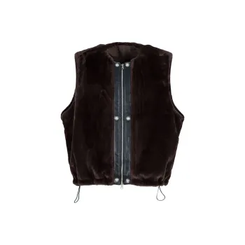 ORANGE DRAGON Vest Unisex Coffee