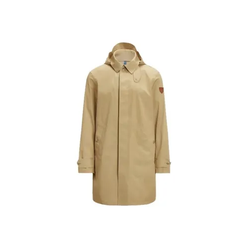 Polo Ralph Lauren Water-Repellent Hooded Walking Coat Coats Men's Light Brown