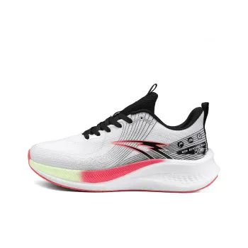 AMICNIEGD Running Shoes Men Low Top Black Turquoise/Light Gray/White Gray Red