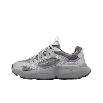 QIAODAN Star Moon Breathable Lightweight Height Increasing Low Top Chunky Sneakers Women's Shark Gray