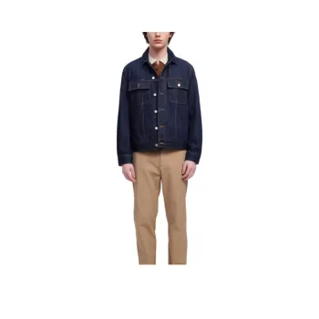 HAZZYS Denim Jacket Men's Dark Blue