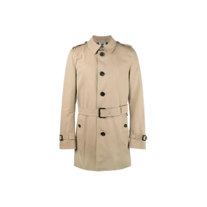Burberry Coats Men Khaki-0