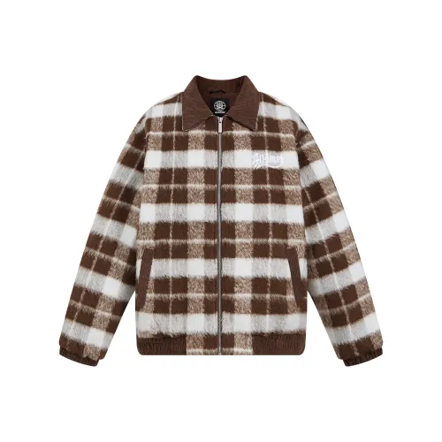 404MOB GANG Jackets & Coats Unisex Coffee