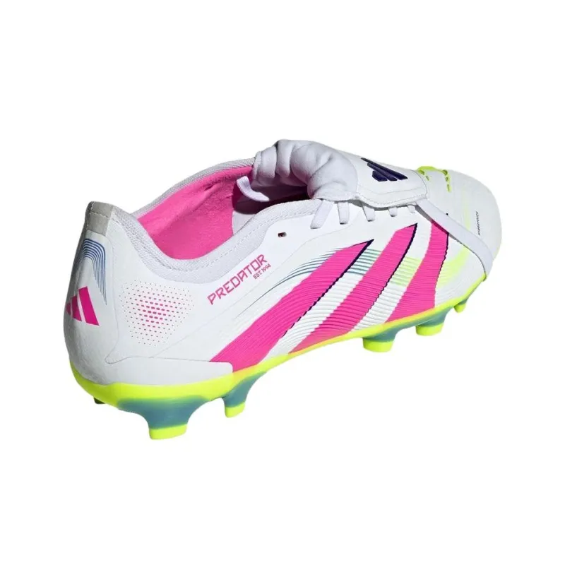 Adidas Predator Pro Fold Over Tongue FG/MG Cloud White Lucid Pink Lucid Lemon-3