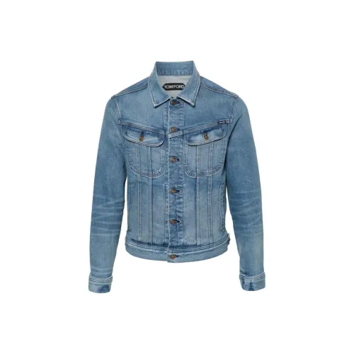 TOM FORD Logo Patch Denim Jacket