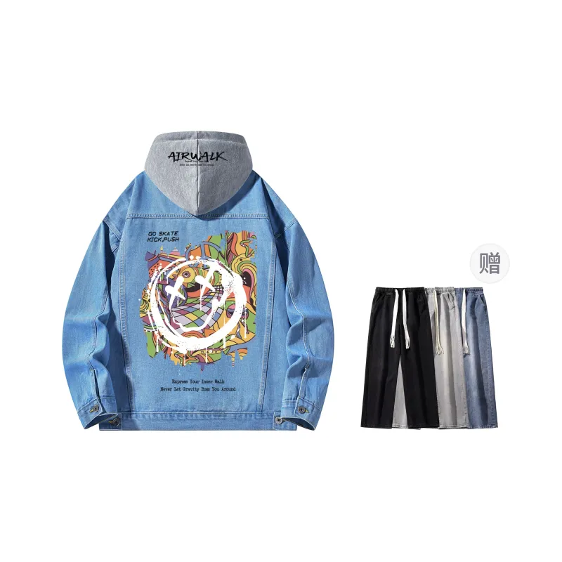 Airwalk Denim Jackets Unisex-33