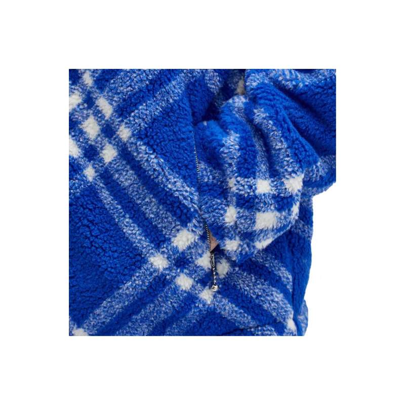 Burberry Check Pattern Fleece Jacket-11