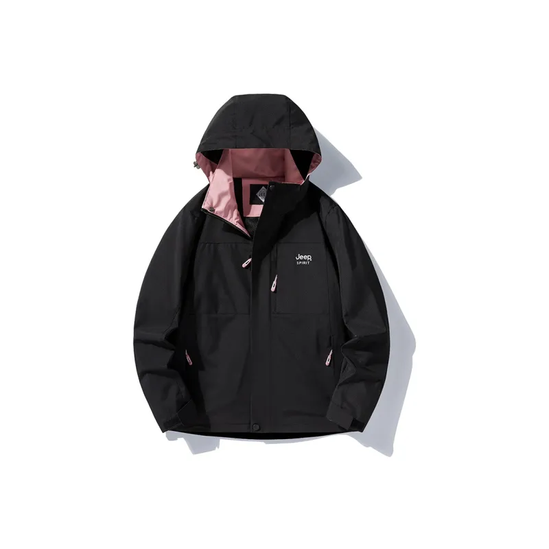 JEEP SPIRIT Outdoor Hiking Waterproof, Windproof, And Water Repellent Windbreaker Jacket Unisex-6
