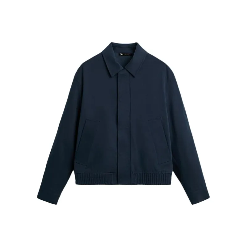ZARA Jackets & Coats Men's Sea Blue-0