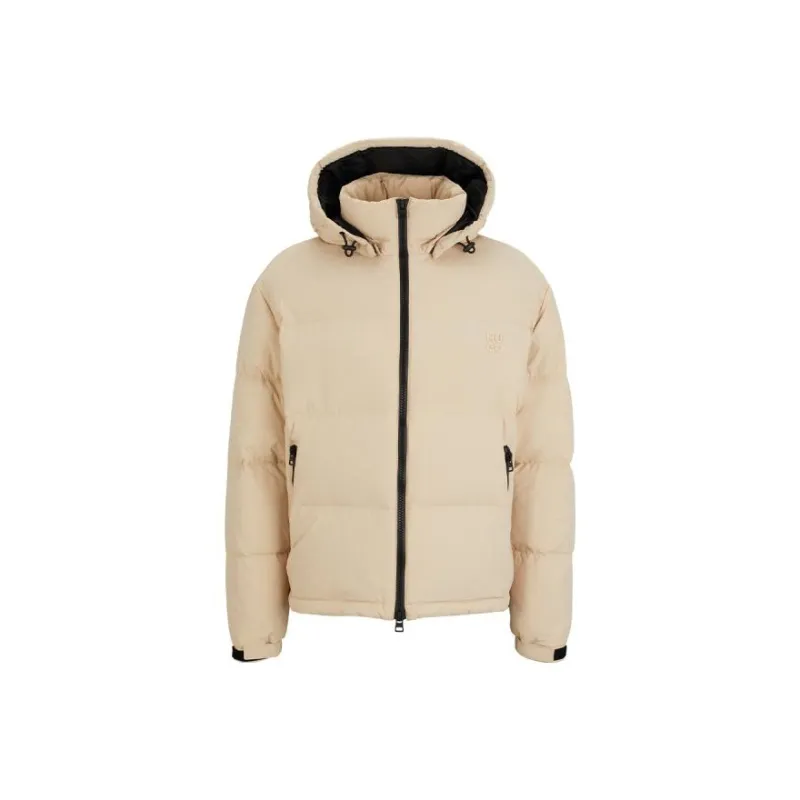 HUGO BOSS Puffer Jackets Men Beige-0